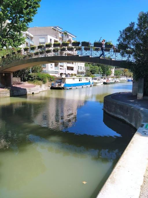 Appartement Avec Balcon, Bord Du Canal, Wifi. Нарбонна Экстерьер фото